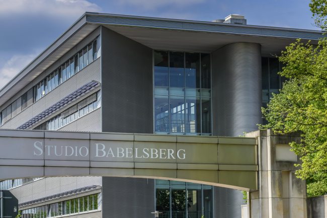 Eingang Studio Babelsberg, Babelsberg, Potsdam, Brandenburg, Deutschland, Europa